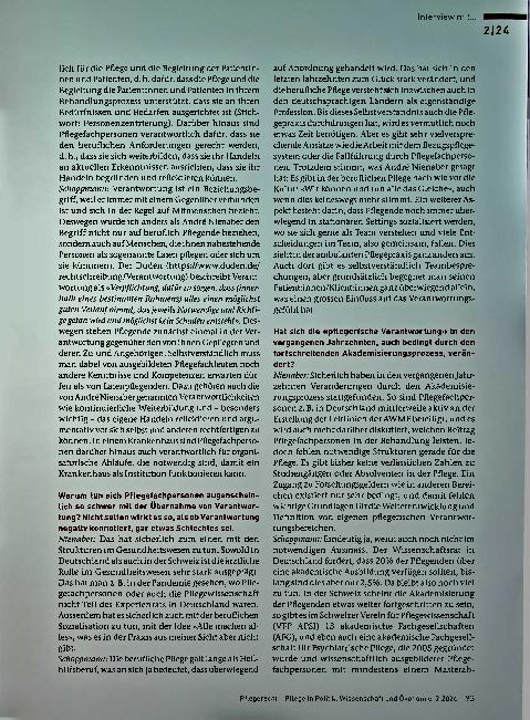 Vorschauseite 2: Interview mit Dr. Schoppmann, S. ; Dr. Nienaber, A.