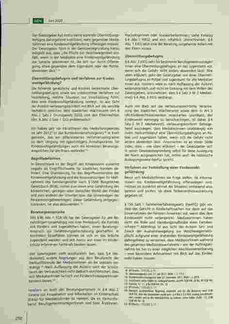 Vorschauseite 2: Kindeswohlgefährdung - Grenze für die Verschwiegenheitspflicht in der Mediation?