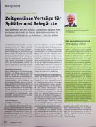 Vorschauseite 1: Zeitgemäße Verträge für Spitäler und Belegärzte