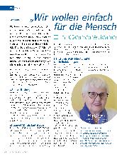 Vorschauseite 1: „Wir wollen einfach für die Menschen da sein. "