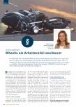 Vorschauseite 1: Wheelie als Arbeitsunfall anerkannt