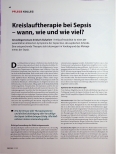 Vorschauseite 1: Kreislauftherapie bei Sepsis - wann, wie und wie viel?