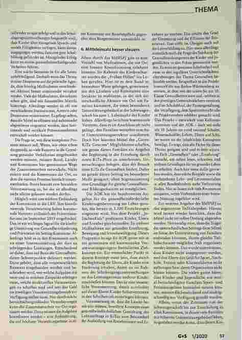 Vorschauseite 5: Prävention - gehört das Thema noch auf die politische Agenda?