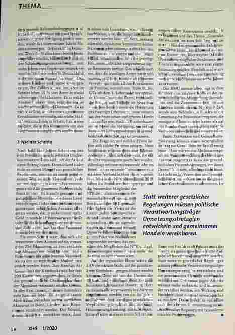 Vorschauseite 6: Prävention - gehört das Thema noch auf die politische Agenda?