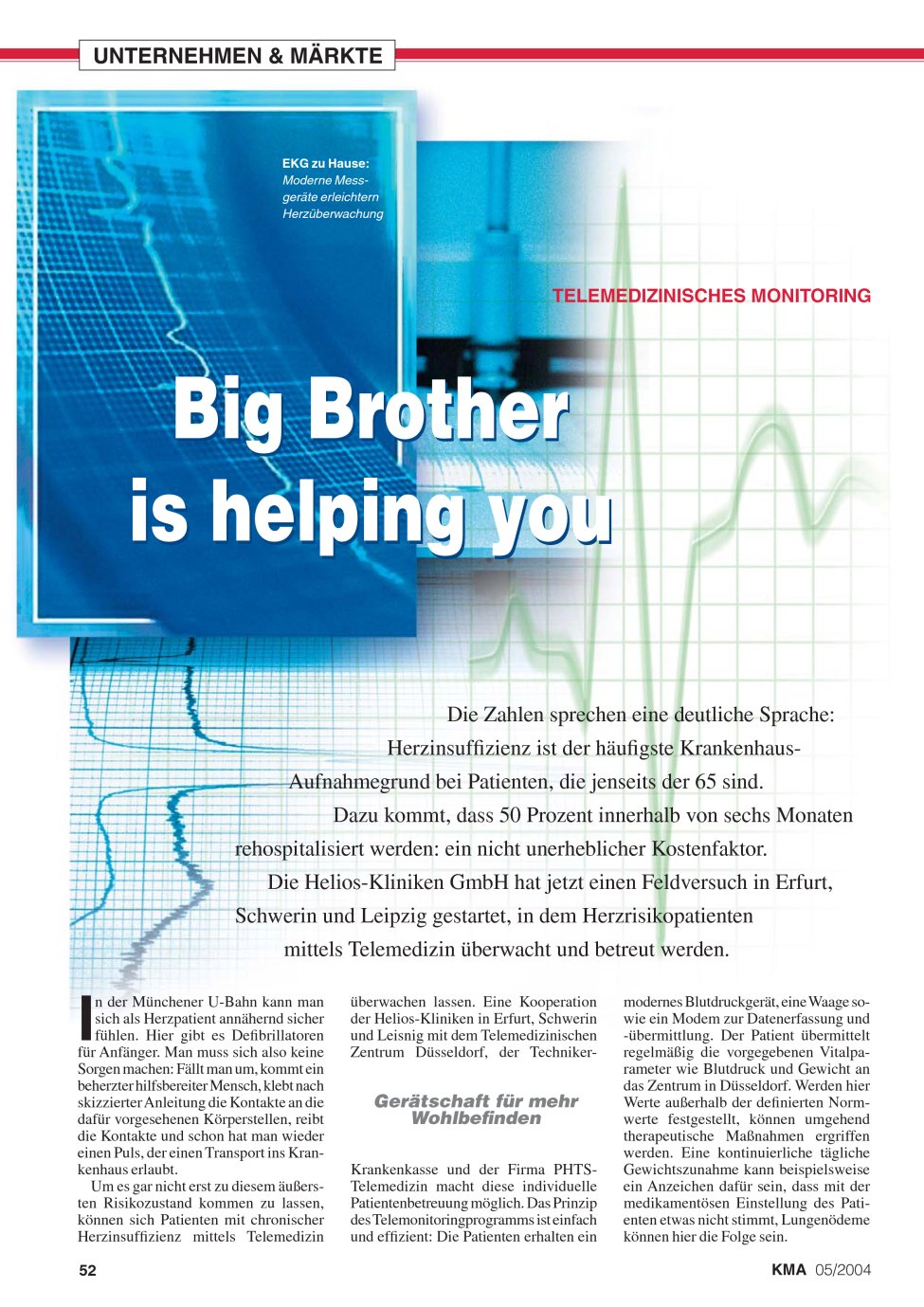 Vorschauseite 1: Big Brother is helping you