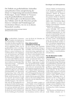 Vorschauseite 2: Soziale Teilhabe ein Prinzio, das die gesellschaft verpflichtet