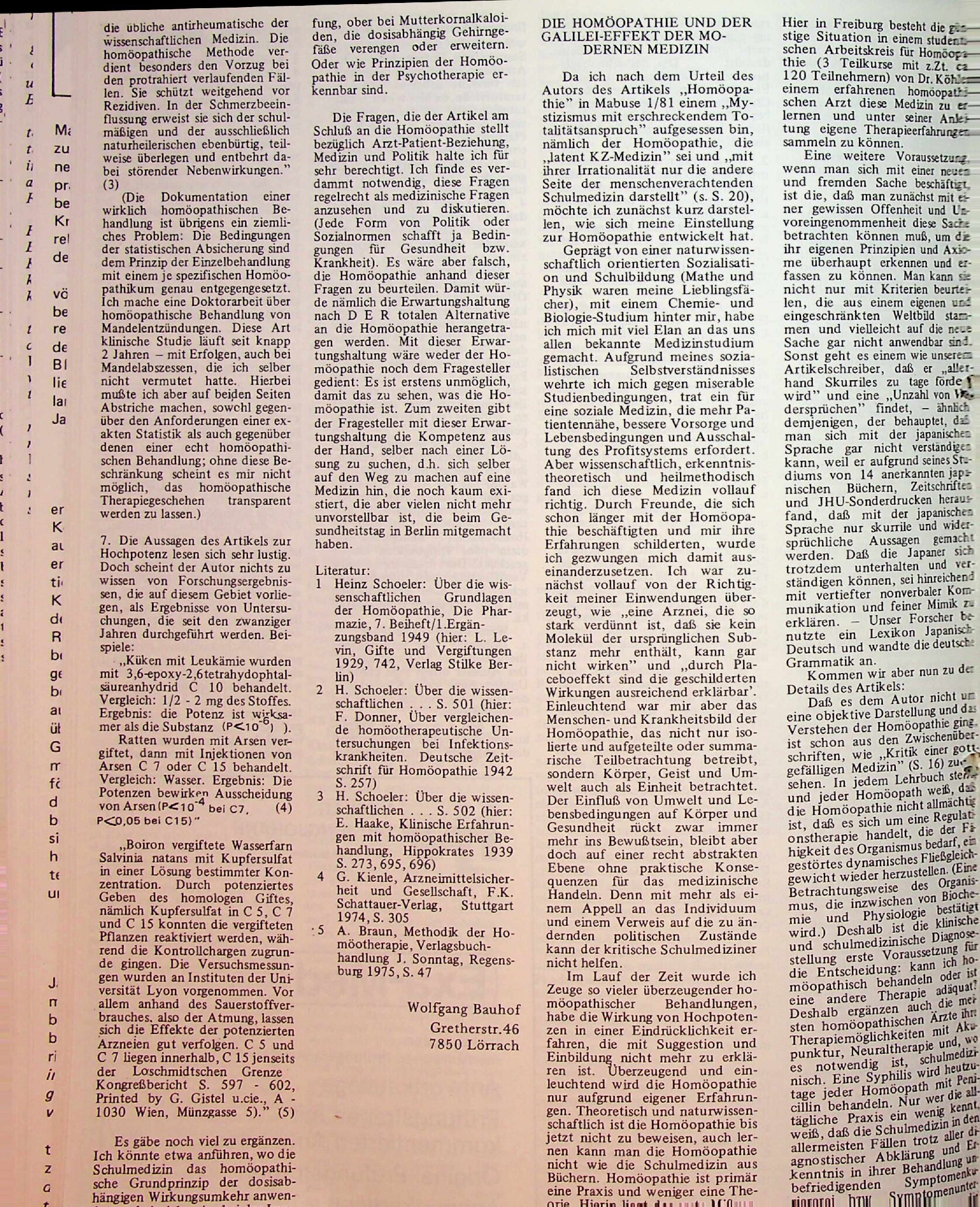 Vorschauseite 3: Leserbriefe