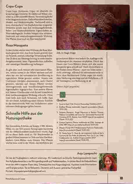 Vorschauseite 5: Heilpflanzen der Atacama In der trockensten Wüste unserer Erde