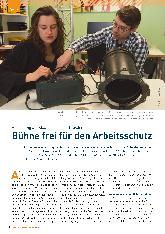 Vorschauseite 1: Ausbildung am Staatsschauspiel Dresden: Bühne frei für den Arbeitsschutz