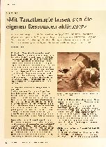 Vorschauseite 1: "Mit Tanztherapie lassen sich die eigenen Ressourcen aktivieren."