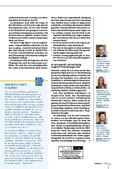 Vorschauseite 4: Verfrühte Heimeinzüge vermeiden