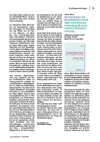 Vorschauseite 6: Buchbesprechungen