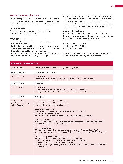 Vorschauseite 2: DACH-Symposium „Lehre professionalisieren – Lernprozesse gestalten und begleiten (1 Year After)“