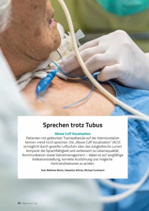 Vorschauseite 1: Sprechen trotz Tubus Above Cuff Vocalisation