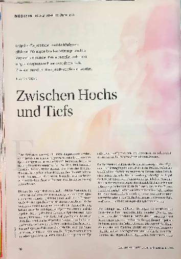 Vorschauseite 1: Zwischen Hochs und Tiefs