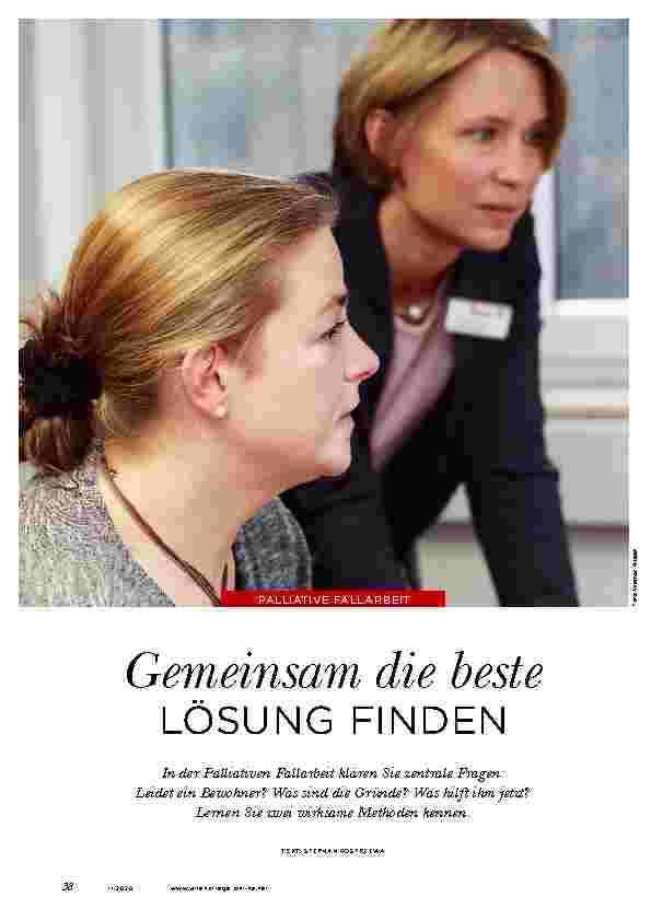 Vorschauseite 1: Gemeinsam die beste LÖSUNG FINDEN