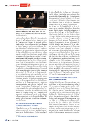 Vorschauseite 5: BID 2025: Demokratie, KI, Folio – und was Bibliotheken sonst noch so bewegt