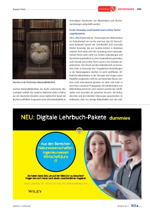 Vorschauseite 6: BID 2025: Demokratie, KI, Folio – und was Bibliotheken sonst noch so bewegt