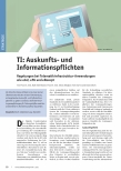 Vorschauseite 1: TI: Auskunftsund Informationspflichten Regelungen bei Telematikinfrastruktur-Anwendungen wie eAU, ePA und eRezept