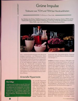Vorschauseite 1: Grüne Impulse Tinkturen aus TCM und TEM bei Herzkrankheiten