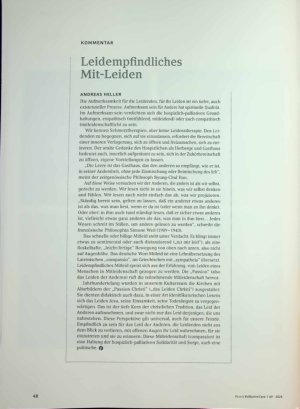Vorschauseite 1: Leidempfindliches Mit-Leiden