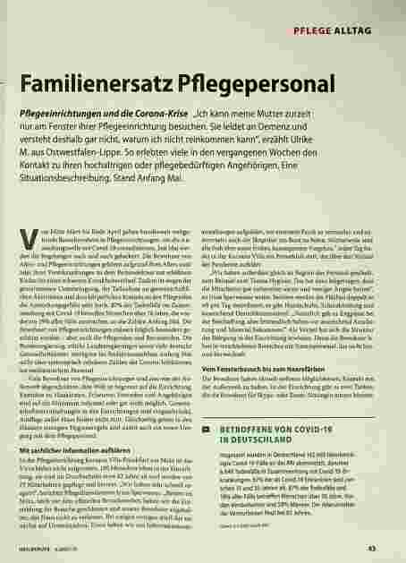 Vorschauseite 1: Familienersatz Pflegepersonal
