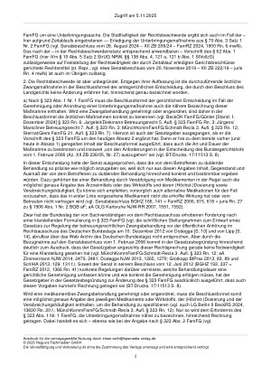 Vorschauseite 2: Zur Zwangsbehandlung – § 323 Abs. 1 Nr. 1 FamFG