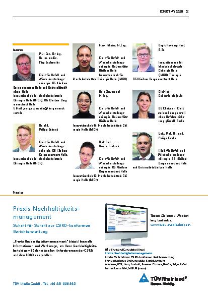 Vorschauseite 6: Muskuloskelettale Simulation in der Rehabilitation