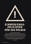 Vorschauseite 1: EINWEISUNGSPFLICHTEN FÜR DIE PFLEGE