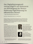 Vorschauseite 1: Der Digitalisierungstarifvertrag (DigiTV) als Instrument zur Bewältigung der Herausforderung Digitalisierung im öffentlichen Dienst?