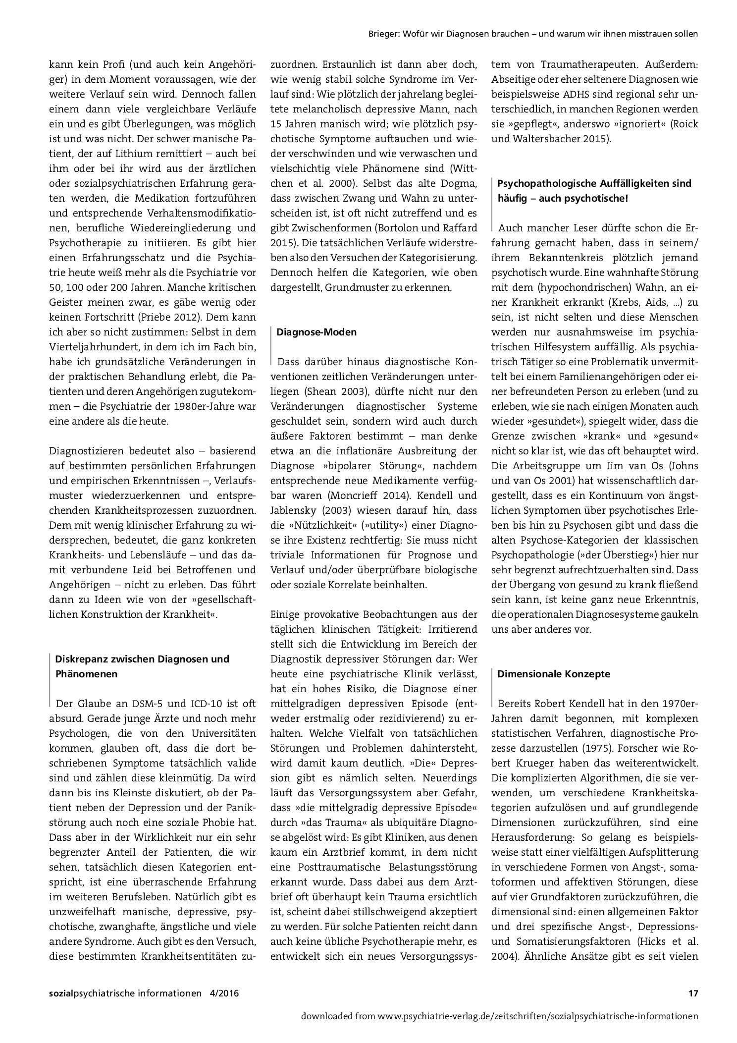 Vorschauseite 2: Wofür wir Diagnosen brauchen – und warum wir ihnen misstrauen sollen