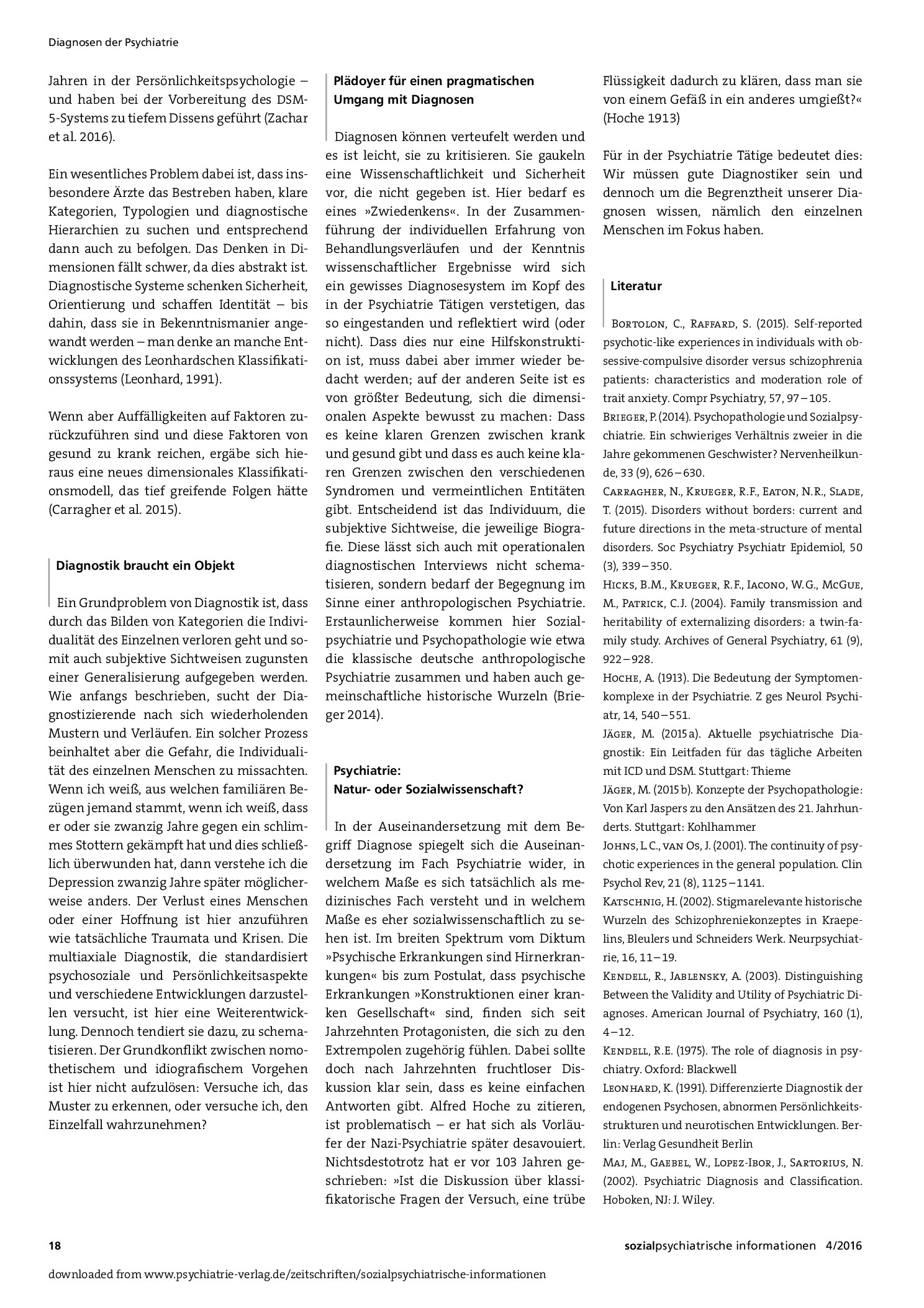 Vorschauseite 3: Wofür wir Diagnosen brauchen – und warum wir ihnen misstrauen sollen
