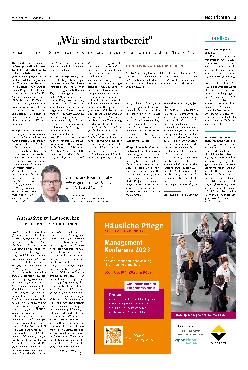 Vorschauseite 1: "Wir sind startbereit"