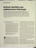 Vorschauseite 1: Kritisch: Notfall in der pädiatrischen Onkologie