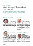 Vorschauseite 3: Pflegebudget und DRG: Hochexplosives Gemisch