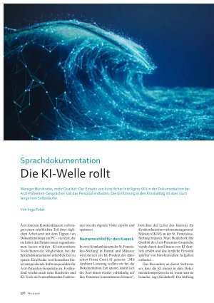 Vorschauseite 1: Sprachdokumentation Die KI-Welle rollt