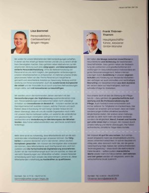 Vorschauseite 3: Wie blicken die Lernprofis der Caritas auf das Jahr 2026?