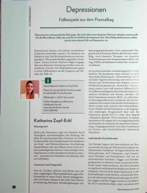 Vorschauseite 1: Depressionen Fallbeispiele aus dem Praxisalltag