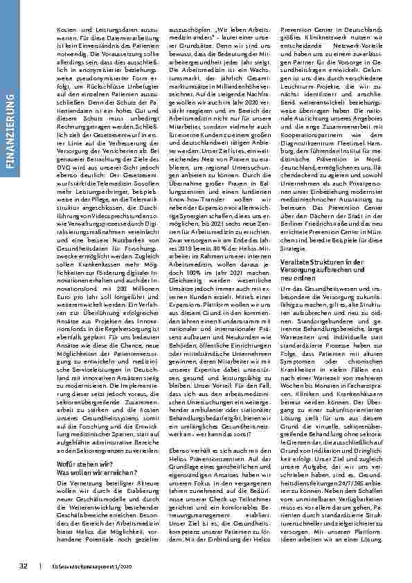 Vorschauseite 2: Herausragender Service ist die Qualität von morgen. Ein Blick in die (digitale) Zukunft des Gesundheitswesens.