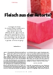 Vorschauseite 1: Fleisch aus der Retorte?