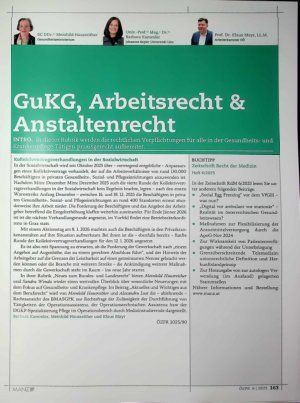 Vorschauseite 1: Neues zum Bundesund Landesrecht