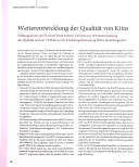 Vorschauseite 1: Weiterentwicklung der Qualität von Kitas