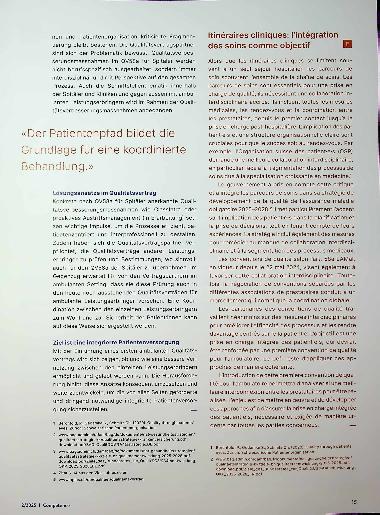 Vorschauseite 2: Patientenpfade: Integrierte Patientenversorgung als Ziel