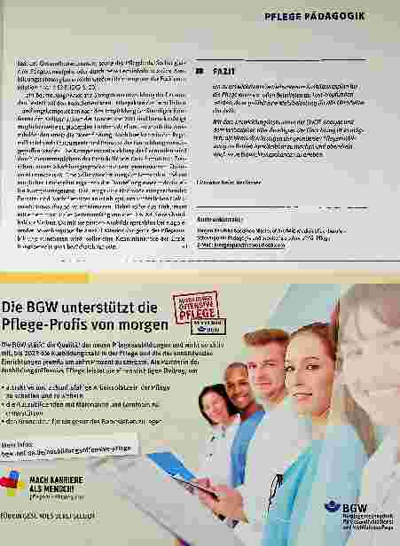 Vorschauseite 3: Ausbildung geplant gestalten