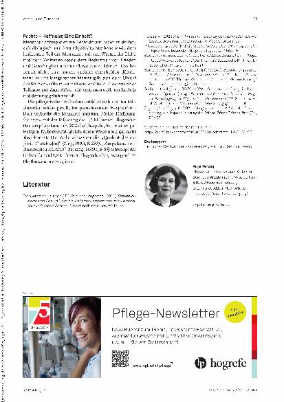 Vorschauseite 5: #Professions*: (angehende) Pflegende im Hospiz Vielfältige Spuren einer (an)vertrauten, friedlichen, verantwortungsbewussten Kultur