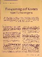 Vorschauseite 1: Einsparung auf Kosten von Leistungen