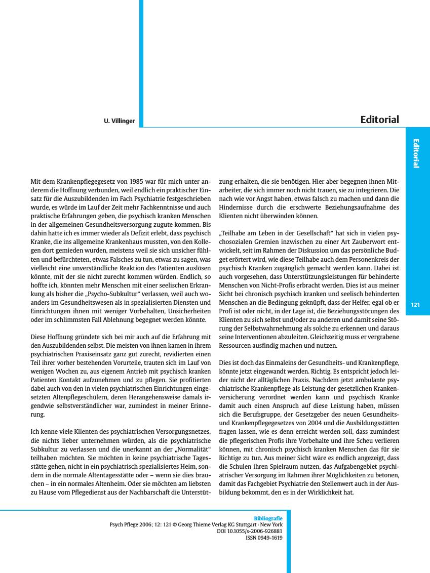 Vorschauseite 1: Editorial