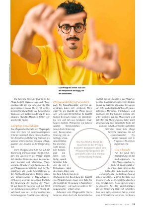 Vorschauseite 2: Qualität in der Pflege