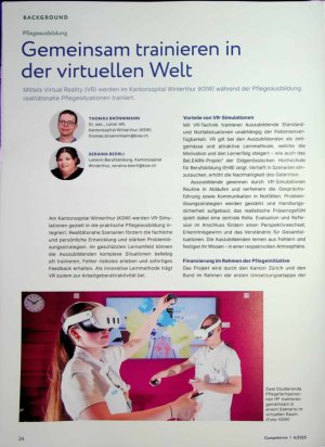 Vorschauseite 1: Gemeinsam trainieren in der virtuellen Welt