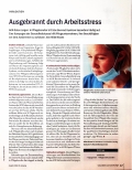 Vorschauseite 1: Ausgebrannt durch Arbeitsstress